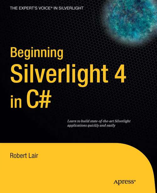 Book cover of Beginning Silverlight 4 in C# (3rd ed.)