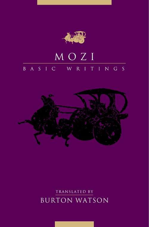 Book cover of Mozi (PDF): Basic Writings (Translations From The Asian Classics Ser.)