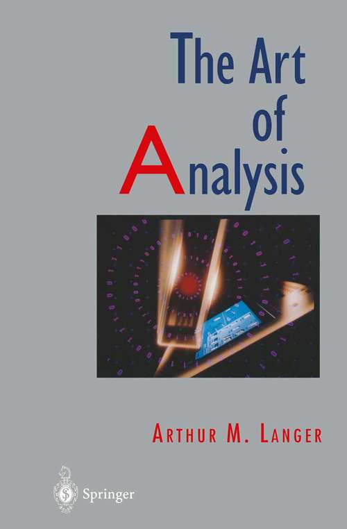 Book cover of The Art of Analysis (1997)