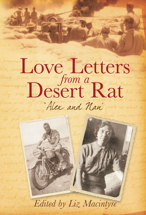 Book cover of Love Letters from a Desert Rat: 'Alex and Nan'