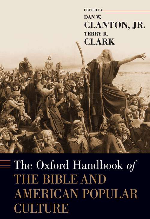 Book cover of The Oxford Handbook of the Bible and American Popular Culture (Oxford Handbooks)