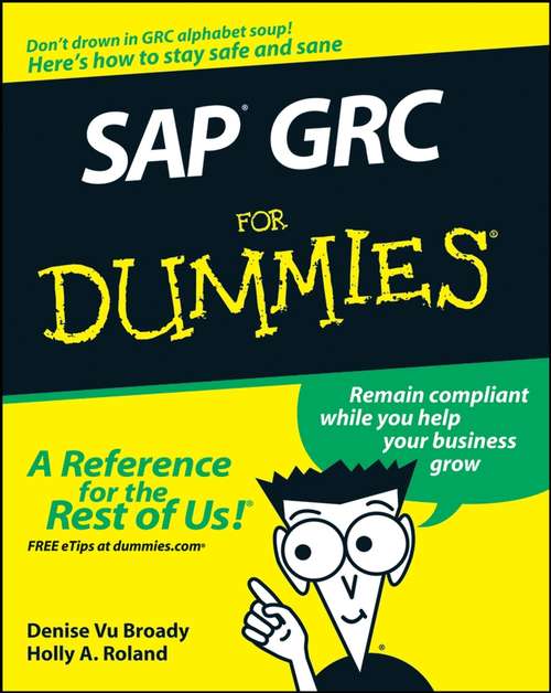 Book cover of SAP GRC For Dummies