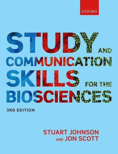 Book cover of Study And Communication Skills For The Biosciences (3)