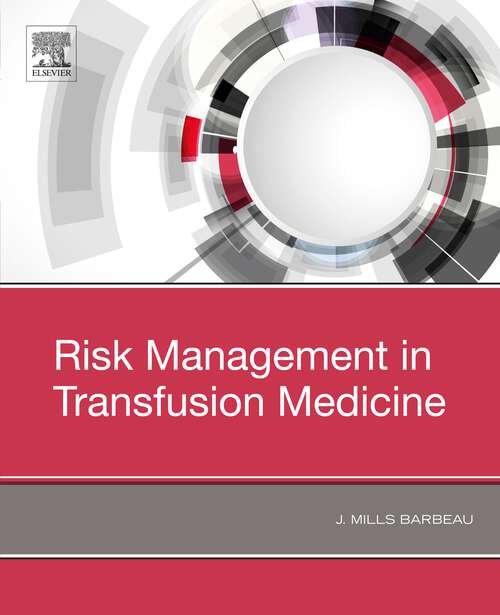 Book cover of Risk Management in Blood Transfusion Medicine