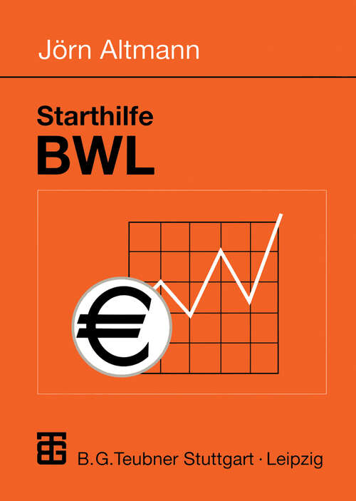 Book cover of Starthilfe BWL (1999)