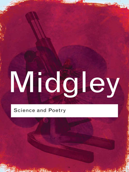 Book cover of Science and Poetry (Routledge Classics Ser.)