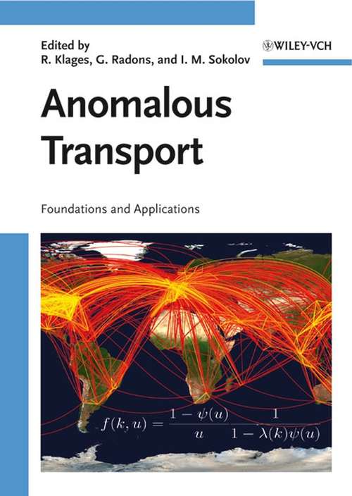 Book cover of Anomalous Transport: Foundations and Applications