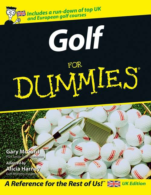 Book cover of Golf For Dummies (UK Edition)