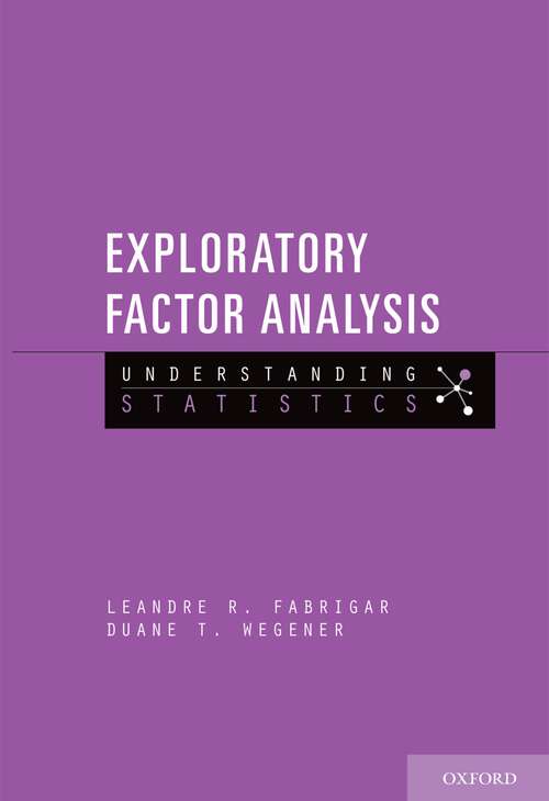 Book cover of Exploratory Factor Analysis (Understanding Statistics)