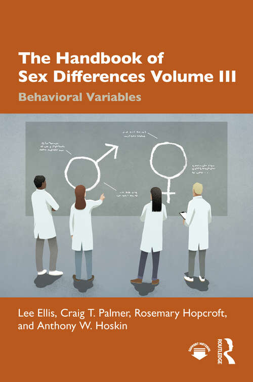 Book cover of The Handbook of Sex Differences Volume III Behavioral Variables (The Handbook of Sex Differences)