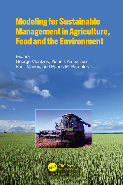 Book cover of Modeling for Sustainable Management in Agriculture, Food and the Environment