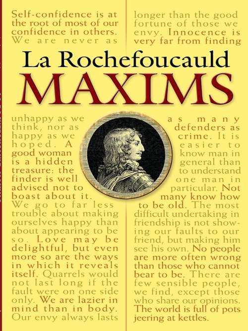 Book cover of La Rochefoucauld Maxims