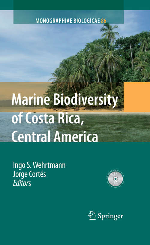 Book cover of Marine Biodiversity of Costa Rica, Central America (2009) (Monographiae Biologicae #86)