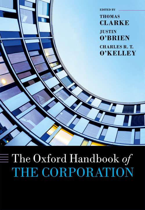 Book cover of The Oxford Handbook of the Corporation (Oxford Handbooks)