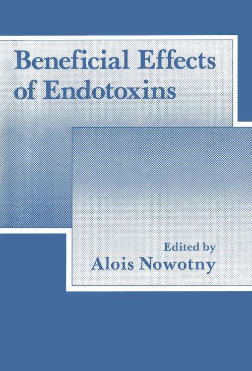 Book cover of Beneficial Effects of Endotoxins (1983)