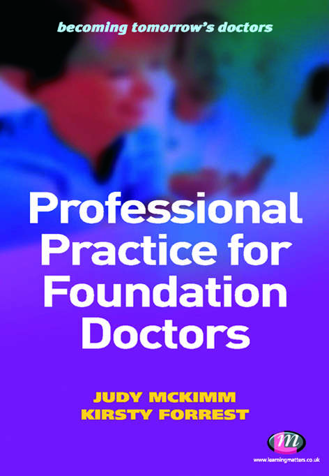 Book cover of Professional Practice for Foundation Doctors (PDF)