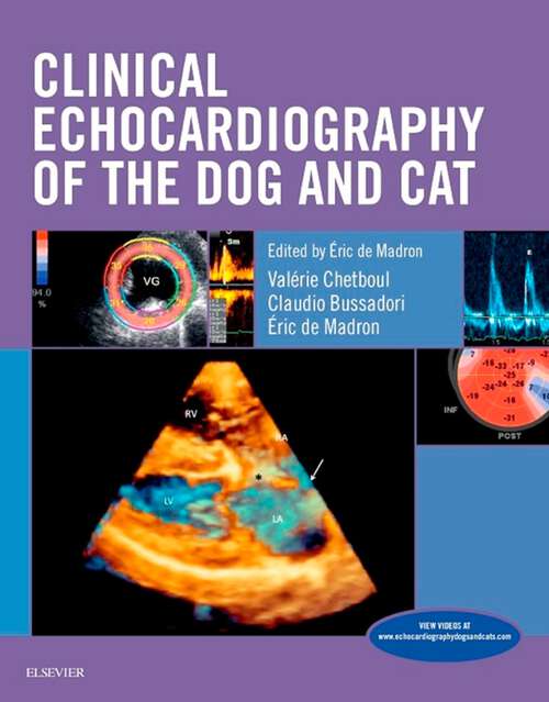 Book cover of Clinical Echocardiography of the Dog and Cat - E-Book