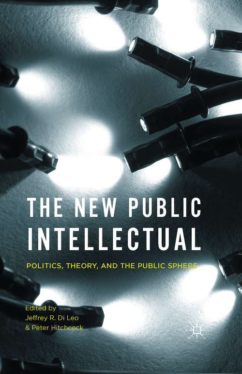 Book cover of The New Public Intellectual: Politics, Theory, and the Public Sphere (1st ed. 2016)