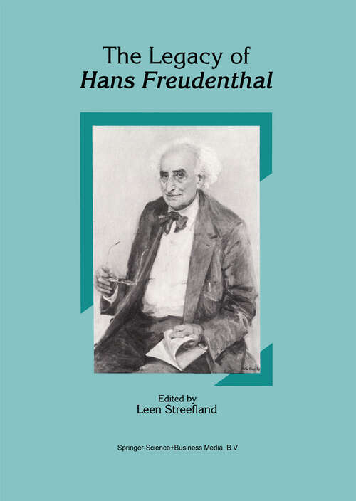 Book cover of The Legacy of Hans Freudenthal (1993)