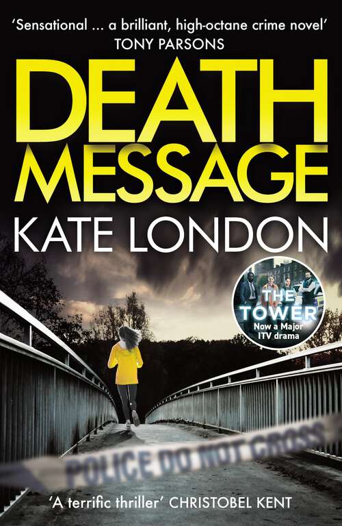 Book cover of Death Message: A Collins and Griffiths Detective Novel (Main) (The Tower #2)