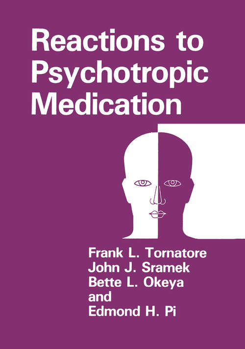 Book cover of Reactions to Psychotropic Medication (1987)