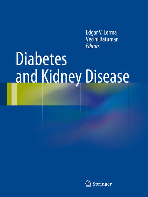 Book cover of Diabetes and Kidney Disease (2014)