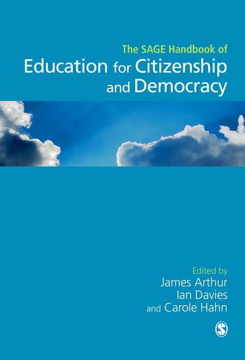Book cover of SAGE Handbook of Education for Citizenship and Democracy