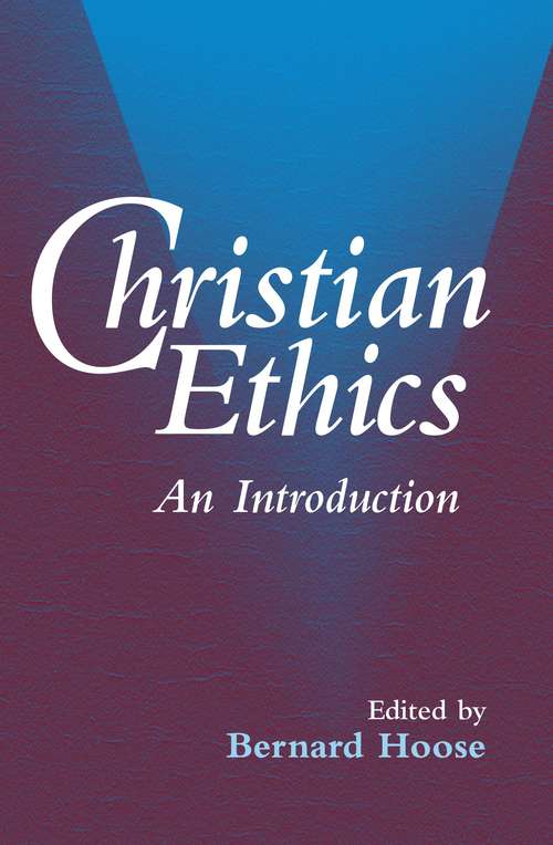 Book cover of Christian Ethics: An Introduction