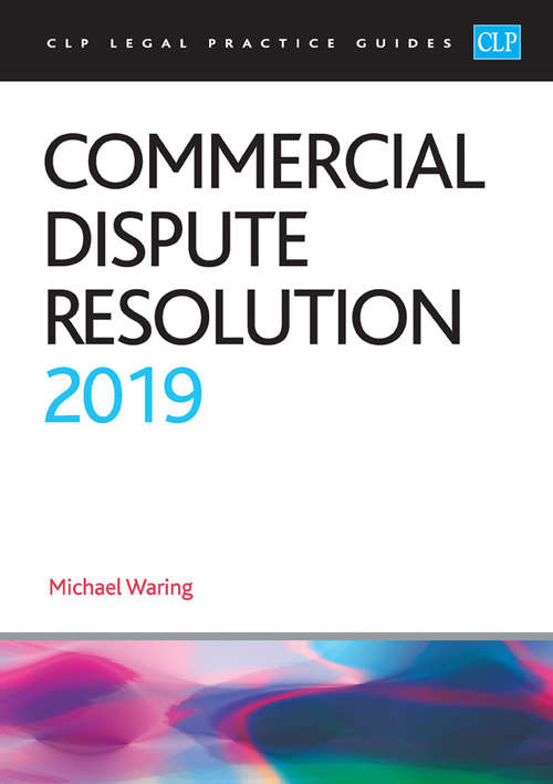 Book cover of Commercial Dispute Resolution 2019 (PDF)