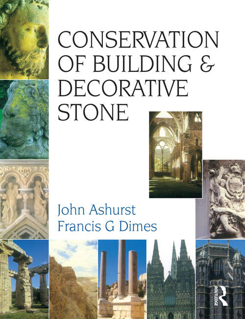 Book cover of Conservation of Building and Decorative Stone