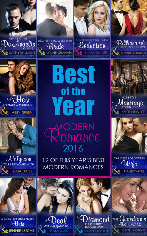 Book cover of The Best of the Year - Modern Romance 2016 (Mills And Boon Series Collections #1)