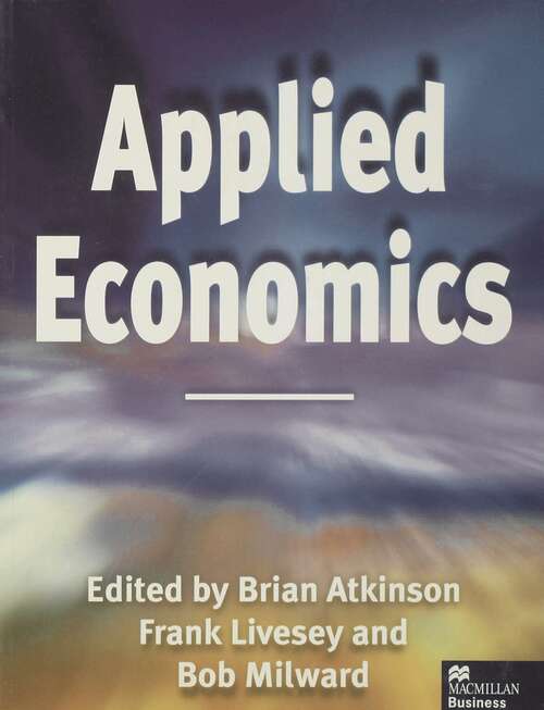 Book cover of Applied Economics (1st ed. 1998)