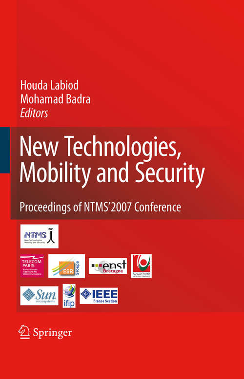 Book cover of New Technologies, Mobility and Security (2007)