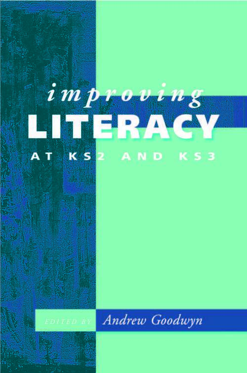 Book cover of Improving Literacy at KS2 and KS3 (PDF)