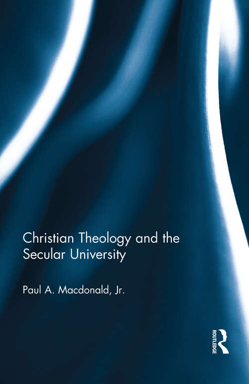 Book cover of Christian Theology and the Secular University