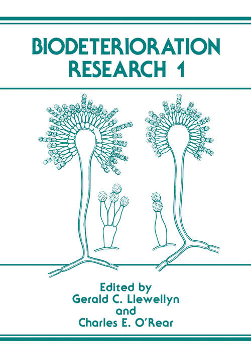 Book cover of Biodeterioration Research 1 (1987) (Biodeterioration Research #1)