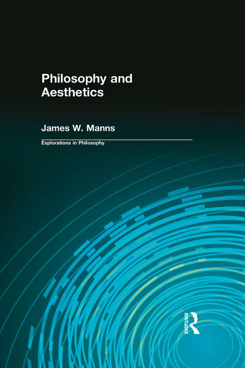Book cover of Philosophy and Aesthetics