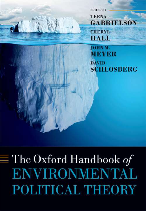 Book cover of The Oxford Handbook of Environmental Political Theory (Oxford Handbooks)
