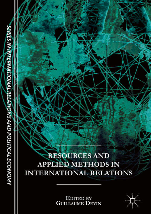 Book cover of Resources and Applied Methods in International Relations (PDF)