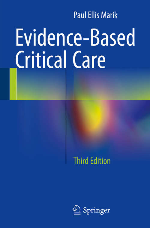 Book cover of Evidence-Based Critical Care (3rd ed. 2015)