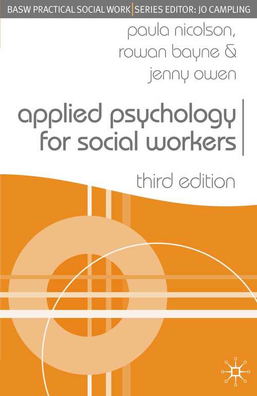 Book cover of Applied Psychology for Social Workers (3rd ed. 2006) (Practical Social Work Series)