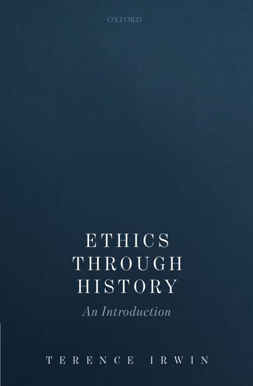 Book cover of Ethics Through History: An Introduction