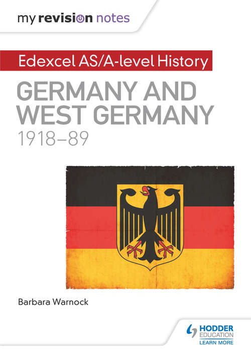 Book cover of My Revision Notes: Germany and West Germany, 1918-89