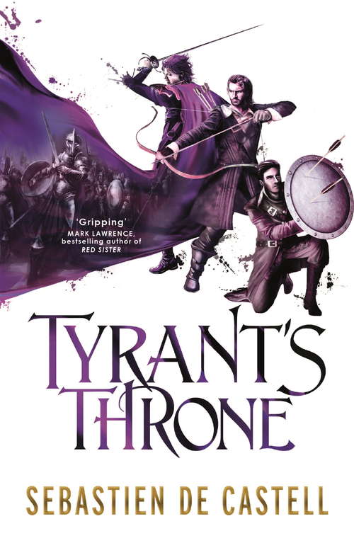 Book cover of Tyrant's Throne: The Greatcoats Book 4 (The Greatcoats #4)