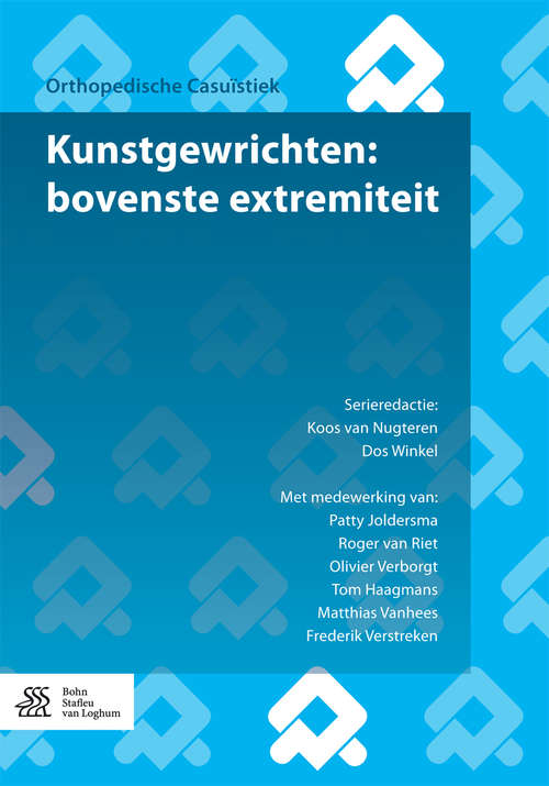 Book cover of Kunstgewrichten: bovenste extremiteit (Orthopedische casuïstiek)