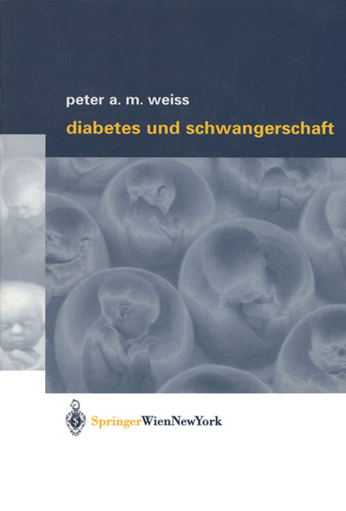 Book cover of Diabetes und Schwangerschaft (2002)