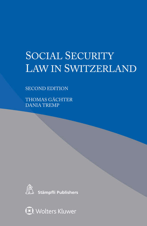 Book cover of Social Security Law in Switzerland (2)