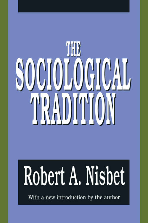 Book cover of The Sociological Tradition