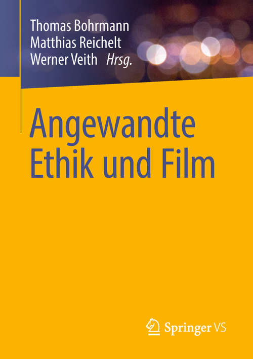 Book cover of Angewandte Ethik und Film