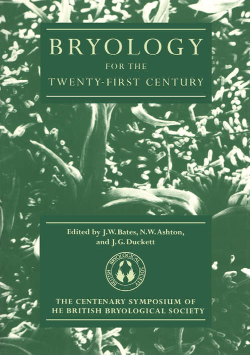 Book cover of Bryology for the Twenty-first Century